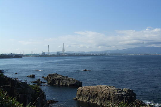 東尋坊から見た三国温泉・福井港 の写真(83) 2006年09月03日