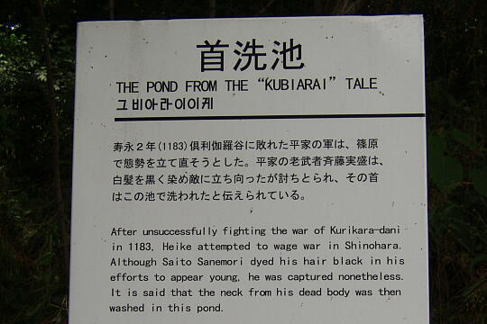 首洗い池（手塚山公園） の写真(84) 2005年06月12日
