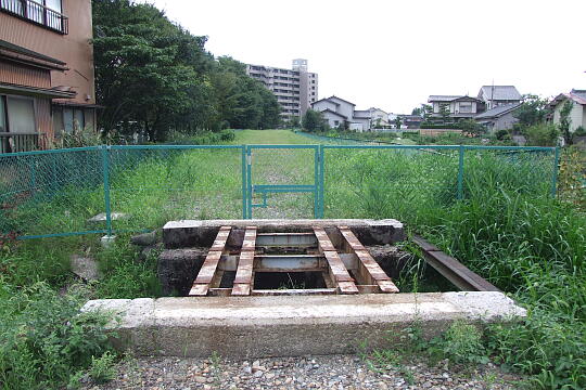 旧線跡（奥田中学校前付近） の写真(81) 2007年09月17日