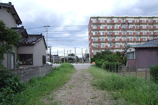 旧線跡（奥田中学校前付近） の写真(83) 2007年09月17日
