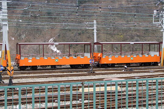 黒部峡谷鉄道のトロッコ電車 の写真(83) 2008年03月23日